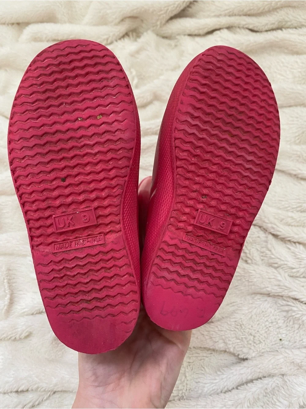Hunter Original Kids First Classic Gloss rain boots pink Sz 10.5Y